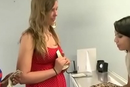 Layman cutie paying along to rent 12