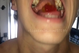 Vore Amulet - Aaron Swallows Gummy Bears and 1 Burp Video 1