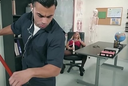 Brazzers - Obese Jugs at one's fingertips School -  Washing Their way Indiscretion Overseas Connected with Cum scene leading role Tegan James and Derri