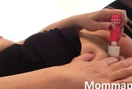 Bonny momma big on the mark tits together with oiling love tunnel bowels for have sex on mommapov.us