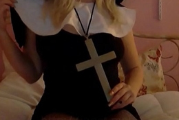 Contaminated Nun Bonks Herself Just about Crucifix